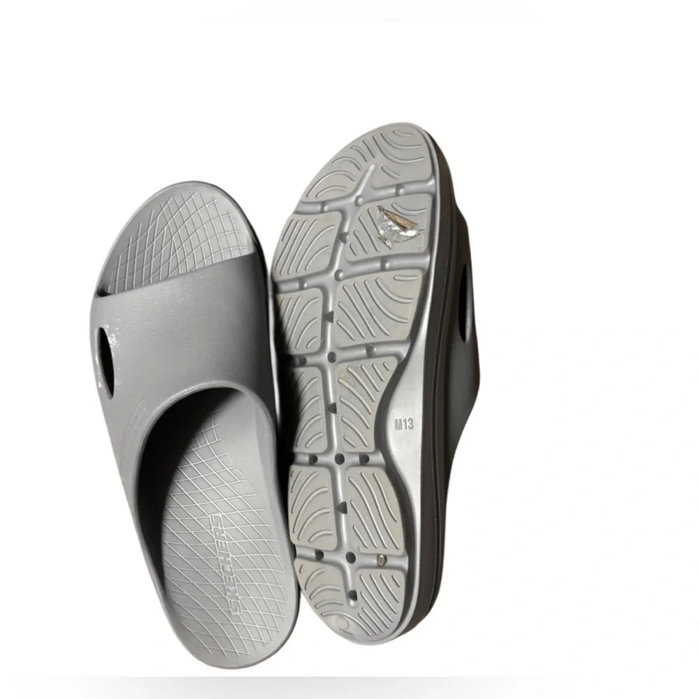 Skechers gray comfortable walking sandals for Men